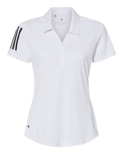 Adidas - Women's Floating 3-Stripes Polo. A481