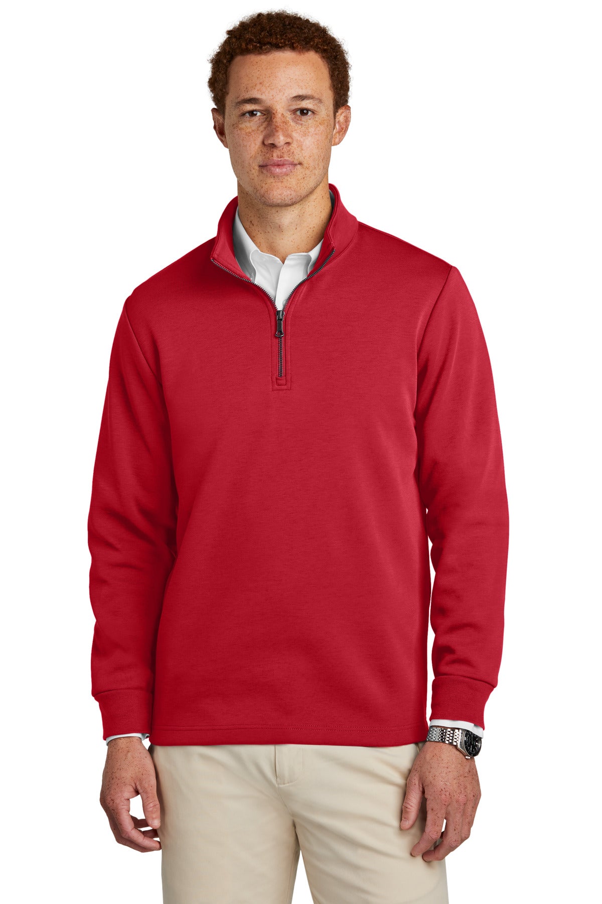 Brooks Brothers Double-Knit 1/4-Zip BB18206