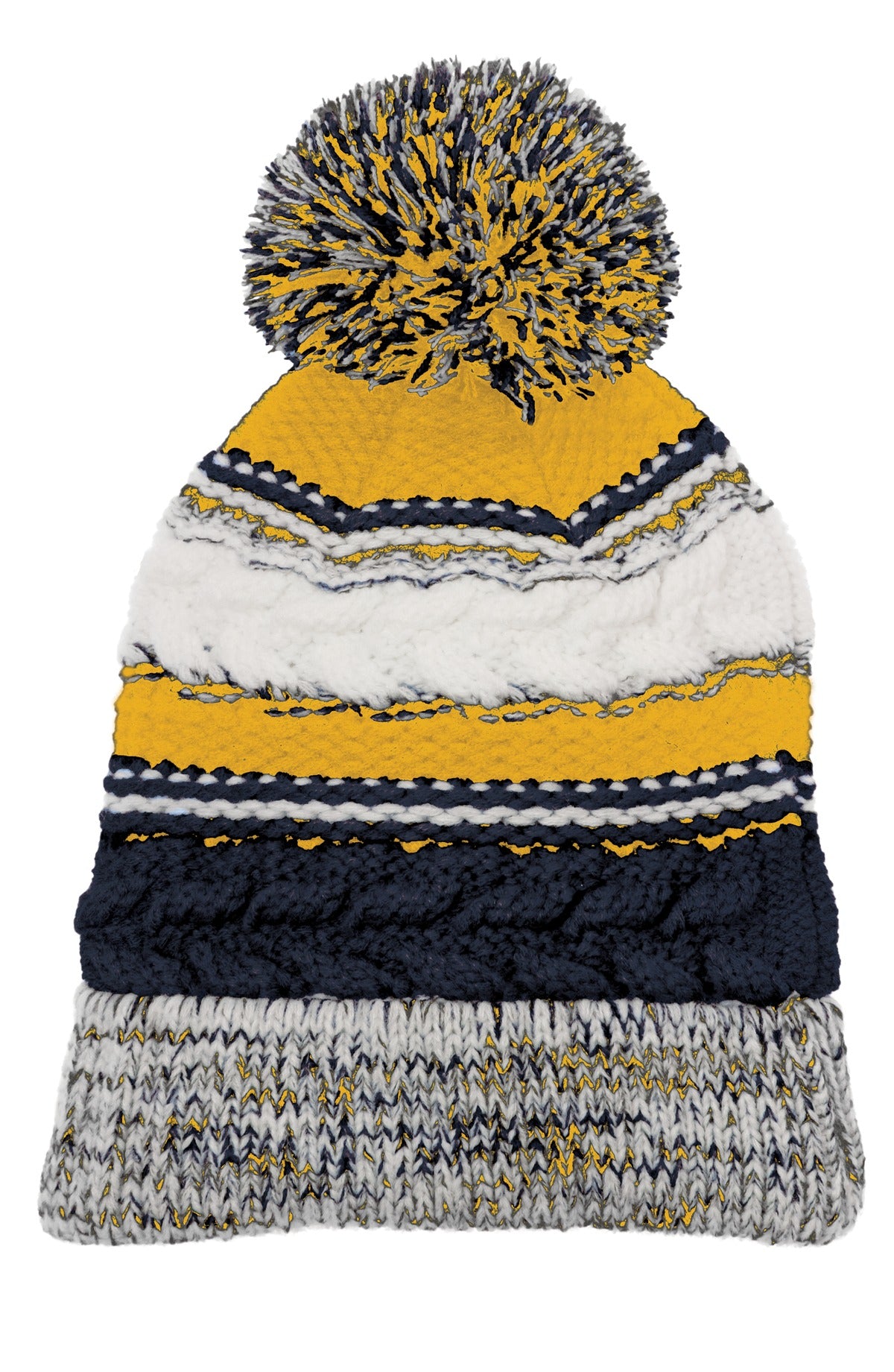 Sport-Tek Pom Pom Team Beanie. STC21