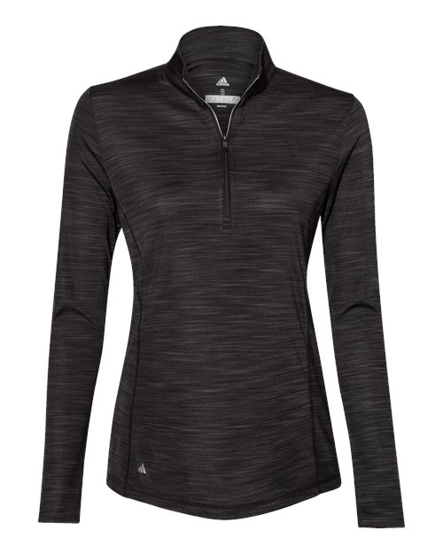 Adidas - Women's Lightweight Mélange Quarter-Zip Pullover. A476