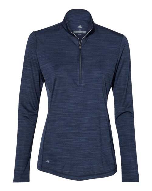 Adidas - Women's Lightweight Mélange Quarter-Zip Pullover. A476