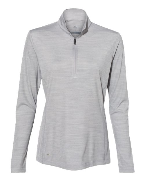 Adidas - Women's Lightweight Mélange Quarter-Zip Pullover. A476