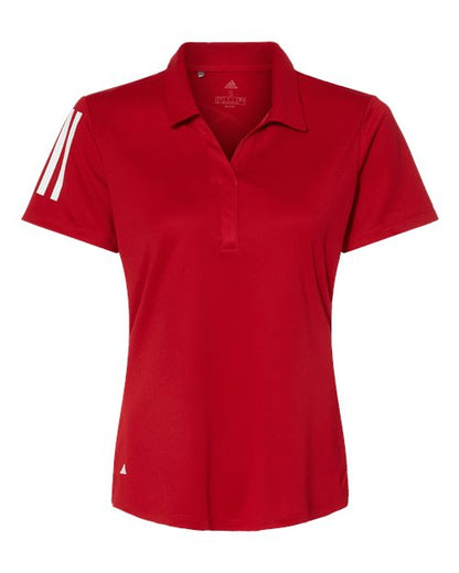 Adidas - Women's Floating 3-Stripes Polo. A481