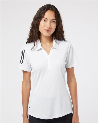 Adidas - Women's Floating 3-Stripes Polo. A481